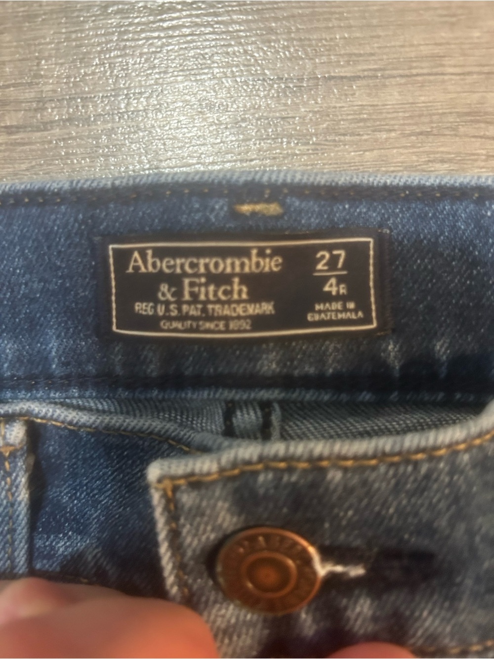 Abercrombie & Fitch Women's Flare Jeans - Medium Wash Blue - Picture 3 of 6